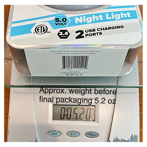 NIB CYLO LUMI-PORT LIGHT & DUAL USB CHARGER; Plug-In Light Sensor; Night Light - Picture 7 of 10